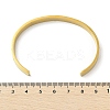 304 Stainless Steel Cuff Bangles BJEW-P348-02B-G-5