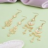 Alloy Mushroom Dangle Earrings JE978A-2