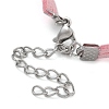 Faux Suede Double Cord Bracelet Making LS-STAS-M084-10P-01-3