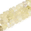 Natural Lemon Quartz(Heated) Beads Strands G-N347-17A-06-2