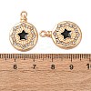 Alloy Enamel Pendants FIND-K030-17F-G-3