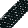 Opaque Solid Color Glass Beads Strands EGLA-A034-P3mm-D12-1