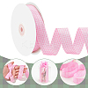 50 Yards Polyester Tartan Ribbons OCOR-WH0093-28A-4