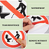 PVC No Peeing Sign Stickers AJEW-WH20006-101B-6