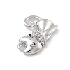 Brass Micro Pave Cubic Zirconia Pendants LS-KK-D283-10P-2