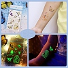 Luminous Removable Temporary Water Proof Tattoos Paper Stickers PW-WG0C2ED-07-1