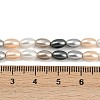 Electroplated Shell Pearl Beads Strands BSHE-H113-06C-03-4