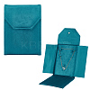 Velvet Pearl Beaded Necklace Storage Bags ABAG-WH0046-96-1