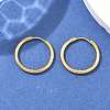 Ion Plating(IP) 304 Stainless Steel Huggie Hoop Earrings LS-EJEW-F111A-20mm-G-4