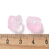Baking Paint Transparent Glass Beads GLAA-C035-01F-3