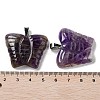 Natural Amethyst Carved Pendants G-B067-01B-3