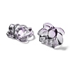 Transparent Glass Connector Charms GLAA-A015-01B-2