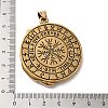 304 Stainless Steel Big Pendants STAS-D091-05AG-3