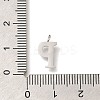 304 Stainless Steel Micro Pave Cubic Zirconia Pendants STAS-H228-06P-P-3