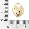 Brass Micro Pave Cubic Zirconia Pendants LS-KK-S514-04C-G-3