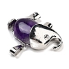 Natural Amethyst Pendants G-G112-01P-14-2