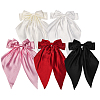 5Pcs 5 Colors Bowknot Polyester Hair Barrettes PHAR-SP0001-18B-1