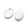 Tarnish Resistant 316 Surgical Stainless Steel Lace Edge Bezel Cups STAS-I118-06P-01-2
