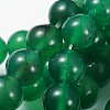 Round Natural Green Onyx Agate Beads Strands G-S119-03-8mm-3