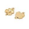 304 Stainless Steel Rhinestone Pendant STAS-U047-17G-2