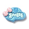 Opaque Resin Cabochons LS-RESI-K026-02E-1