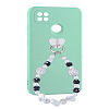1Pc Alloy & Acrylic Bead Mobile Straps for Women AJEW-LP0005-09-3