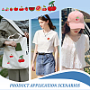 20Pcs 20 Styles Fruits Computerized Embroidery Cloth Iron on/Sew on Patches PATC-AR0001-18-5