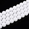 Baking Paint Opaque Glass Beads Strands LS-GLAA-T032-P10mm-02-1