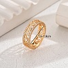 Elegant Cloud Pattern Brass Cubic Zirconia Ring for Women Casual Vacation Wear NW6172-4-1