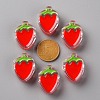 Transparent Enamel Acrylic Beads TACR-S155-003F-3