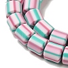 Polymer Clay Beads Strands CLAY-H006-01D-3