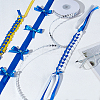 DIY Polyester Ribbon & Braided Bracelets Making Kits DIY-GA0007-96B-4