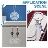 24Pcs 6 Style Ion Plating(IP) 201 & 304 Stainless Steel Filigree Pendants STAS-UN0042-06-5