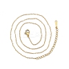 304 Stainless Steel Cable Chains Necklace for Men Women X-NJEW-N050-A03-G12-1