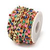 Brass Rectangle Link Chains CHC-C007-03G-01-3