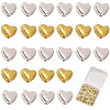 400Pcs 2 Colors Tibetan Style Alloy Beads FIND-PA0001-22-1