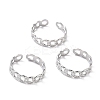 Tarnish Resistant 304 Stainless Steel Finger Rings RJEW-L102-04P-1