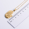 Vintage Gothic Stainless Steel Hamsa Hand Pendant Necklaces EB2797-3