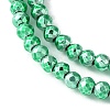 Baking Paint Synthetic Non-Magnetic Hematite Beads Strands G-H020-K01-05-3