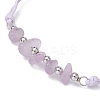 5Pcs Natural Mixed Stone Chips Braided Bead Bracelet Sets BJEW-JB09869-01-3