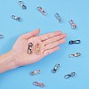 Alloy Swivel Clasps PALLOY-SZ0001-08-3