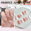 42Pcs 7 Colors Alloy Glass Cabochons MRMJ-SC0001-18-5