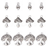 60Pcs 3 Styles Tibetan Style Alloy Pendants TIBEP-SC0002-27-1