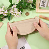 Half Round Felt Purse Organizer Insert AJEW-WH0434-15A-01-3