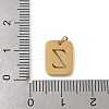 304 Stainless Steel Charms STAS-R001-01G-Z-3