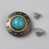 Flat Round Alloy Coin Screwback Rivets DIY-TAC0023-40B-02-1