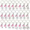 24Pcs 12 Style Alloy Keychain KEYC-PH01551-1