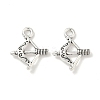 Tibetan Style Alloy Pendants FIND-B050-06AS-1