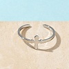 304 Stainless Steel Adjustable Cuff Rings RJEW-Z105-01P-05-2