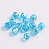 Eco-Friendly Transparent Acrylic Beads PL642-26-2